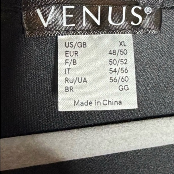 VENUS Black Sheer Blouse with Pink and Green Floral Embroidery - Picture 6 of 13